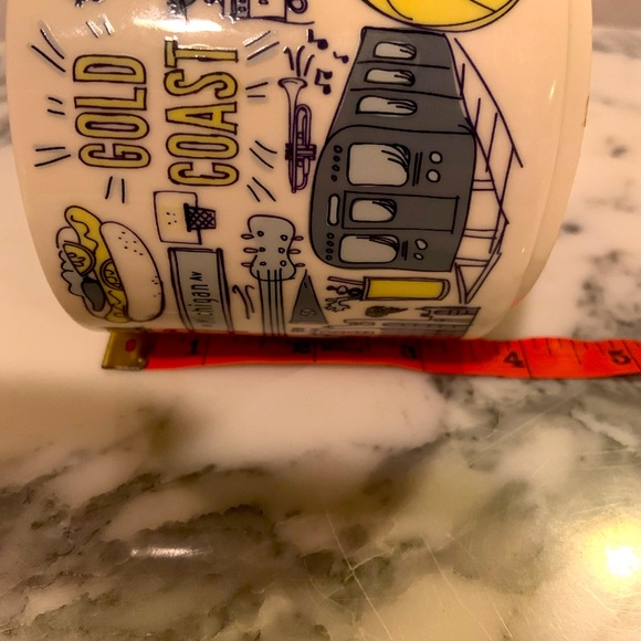 Starbucks Blue & Cream Chicago “Been there series” Coffee Cup Mug NWT - Picture 10 of 10